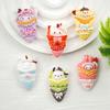 Смоляные аксессуары Sanrio в виде рожка для мороженого: Крем-клей для поделок, Наклейка на холодильник, Брелок, Подвеска для телефона