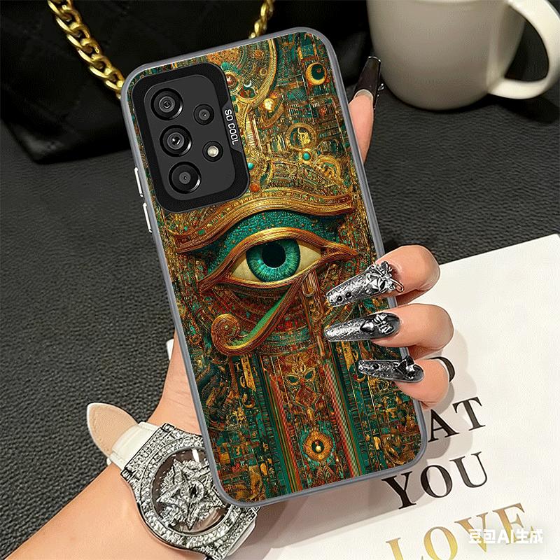 Egypt Eye of Horus Anubis Shockproof Phone Case for Samsung A17 A16 A15 A14 A37 A57 A36 A56 A26 A35 A55 A25 A34 A54 A24 A13 A23
