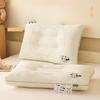 Children's Class A Full Cotton Pillow Core Single Pillow Machine Washable Student Neck Protection Pillow Low Pillow Adult Middle Pillow