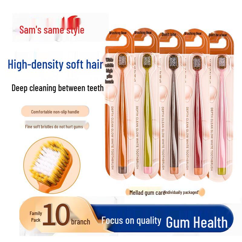 Brushing Bear Зубная щетка с мягкой щетиной и широкой головкой