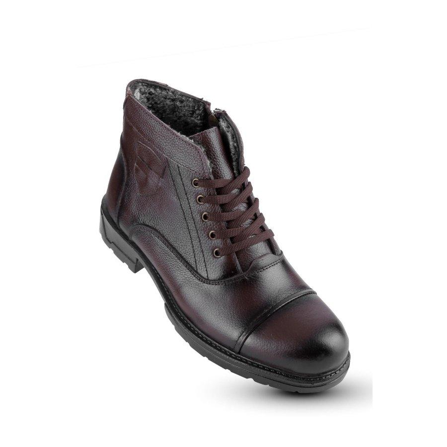 Мужские повседневные ботинки из натуральной кожи с подкладкой из искусственного меха