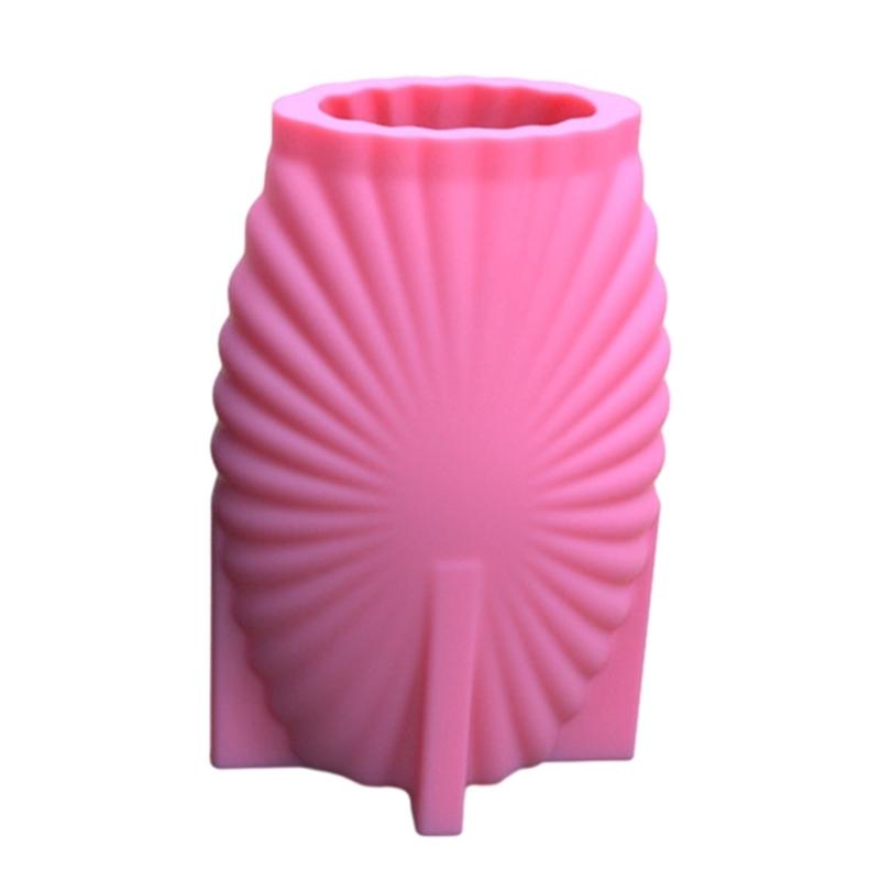 Геометрические 3D полосатые гипсовые силиконовые формы, коробка для хранения, форма для изготовления горшка для суккулентов, цветочный горшок, подсвечник