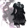 Yorha Nierautomata 2b Героиня Косплей Костюм Платье с Повязкой на Глаз Перчаткой