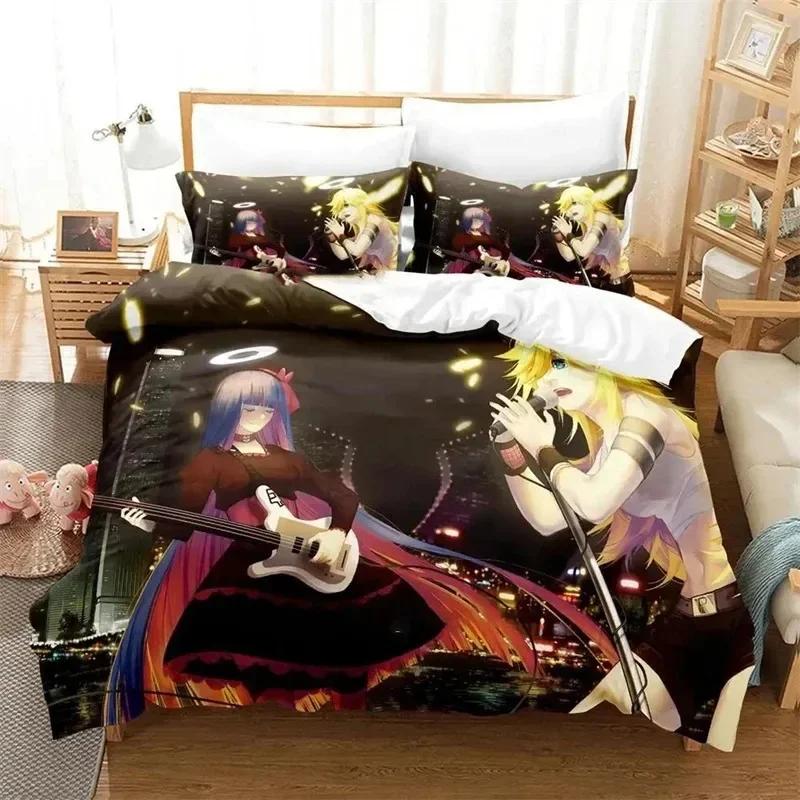 3D Printed Anime Panty Stocking Garterbelt Bedding Set Anime Double Twin Full Queen King Adult Kids Bedclothes Quilt Cover
