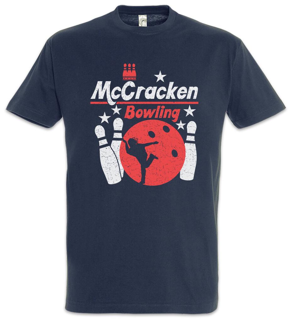 McCracken Bowling T-Shirt Mens Womens Tees Top Gamer Gaming Kingpin Games Fun Symbol Logo Sign Bowl