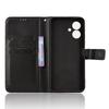 For TECNO Spark Go 2 4G/KM4 Leather Wallet Case with Strap Diamond Texture Phone Cover