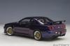 AUTOart Scale Nissan Skyline II BBS LM Wheel Midnight Purple Finished Product 1/18 GT-R (R34) V-Spec Version, III,