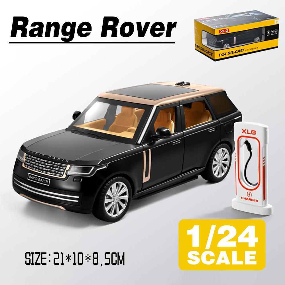1/24 масштаб Range Rover SUV, металлический литой под давлением сплав, игрушечная модель автомобиля, грузовики для детей, игрушки, автомобили, коллекция для хобби