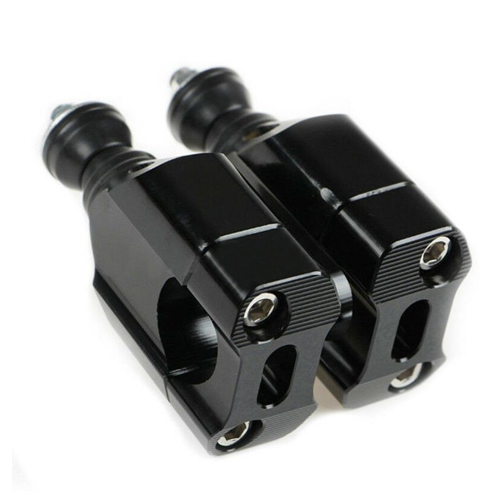 2 шт., 28 мм, алюминиевый универсальный руль с ЧПУ для мотоцикла, толстая планка, зажимы для крепления, стояки, подъемник для велосипеда-байка, мотоцикла 1 1/8 дюйма