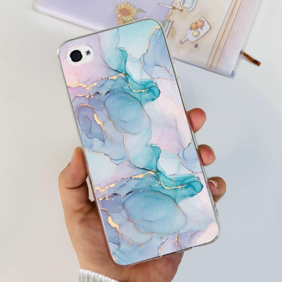 For iPhone 4 Case iPhone 4s Cover New Fashion Marble Transparent TPU Soft Silicone Funda For iPhone4 iPhone4s A1431 A1387 Bumper