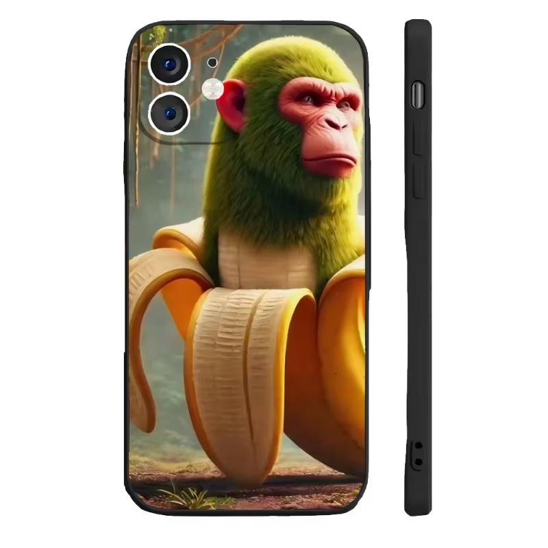 Смешной чехол для телефона Tung Tung Sahur для iPhone 16 15 14 13 12 11 Pro Max XS X XR 7 8 SE Ударопрочный мягкий чехол
