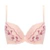 AMOSTYLE BY Triumph Коллекция Entry Чашка Бюстгальтер Трусики Комплект M019 E70M 3/4 Бюстгальтер, Увеличивающий декольте & (Нежный цветок), Женский, (розовый),