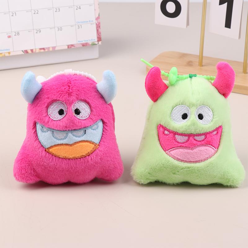 Kawaii мультфильм монстр плюшевый брелок милый плюшевый кукольный брелок рюкзак кулон сумка ключ подвесной декор пара праздничный подарок