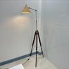 Wooden Tripod Floor Lamp With Fabric Shade Bedside Home Décor Lighting Light Living Room Décor Floor Lamp
