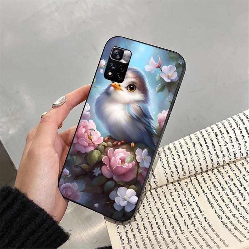 Чехол для телефона с птицами для Xiaomi Redmi note 13 12 Pro 11S 11 10 Pro 10S 12S Redmi 10 13C 9C