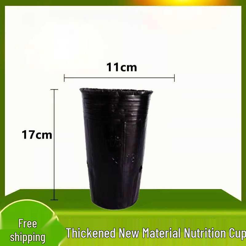 Thickened Plastic Seedling Pot - Large, Disposable, Nutrient-Rich for Agriculture & Flowers
