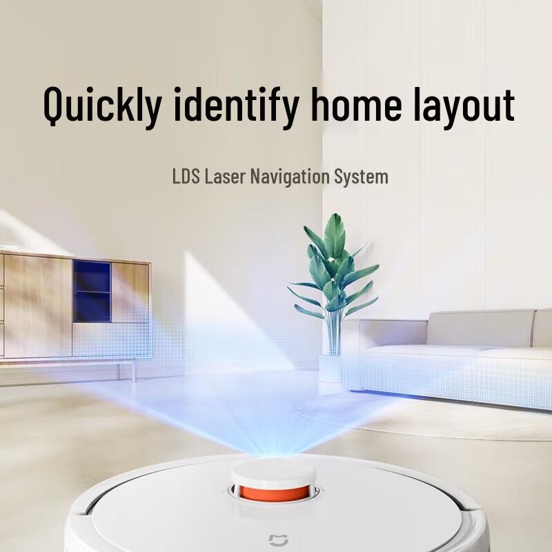 Робот-пылесос с функцией влажной уборки Xiaomi Robot Vacuum Mop 3C Enhanced, китайская вилка (адаптер в комплекте)