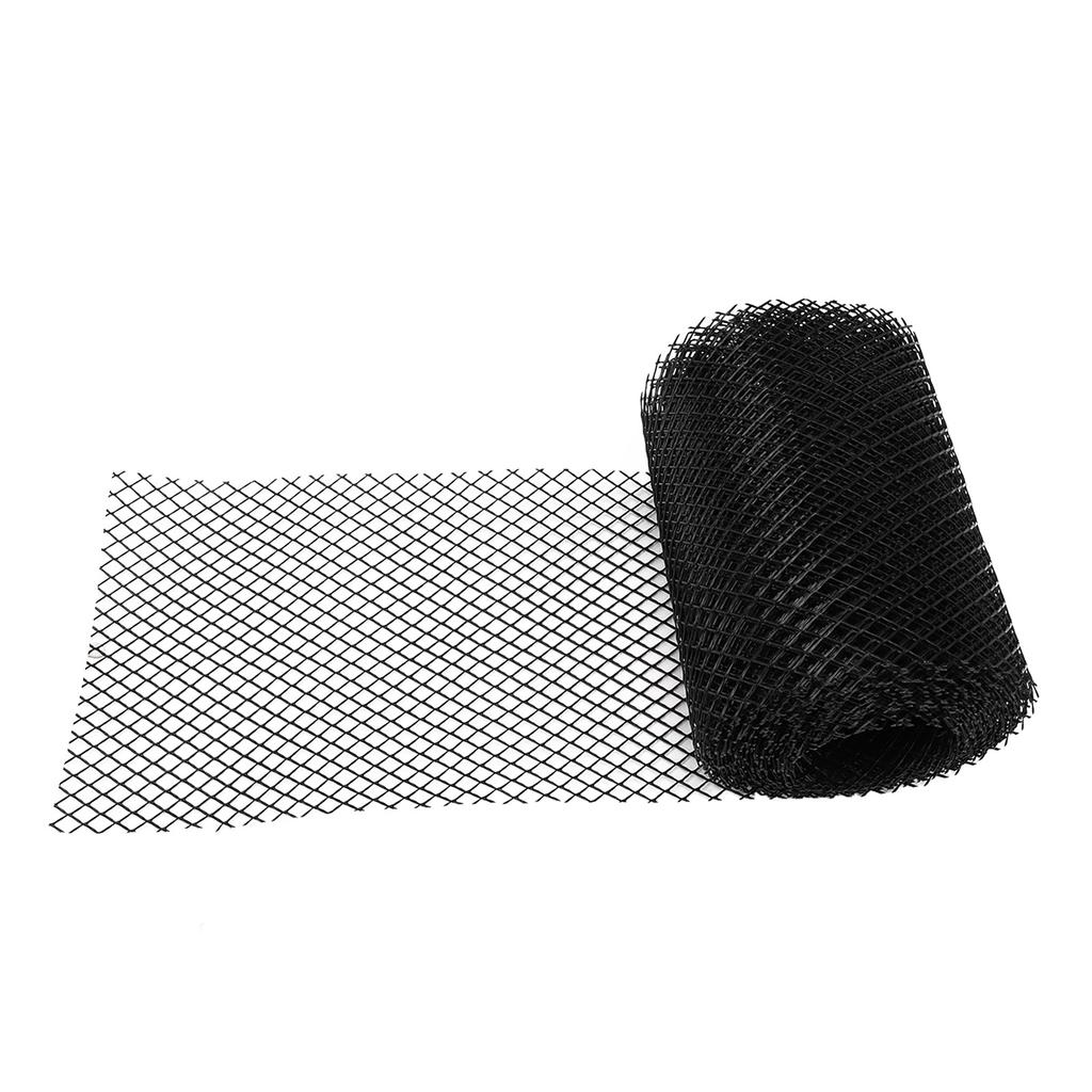 Пластиковая сетка для защиты желоба в рулоне предотвращает засорение водосточной трубы, листовой фильтр, сетка для защиты желоба для дренажных систем