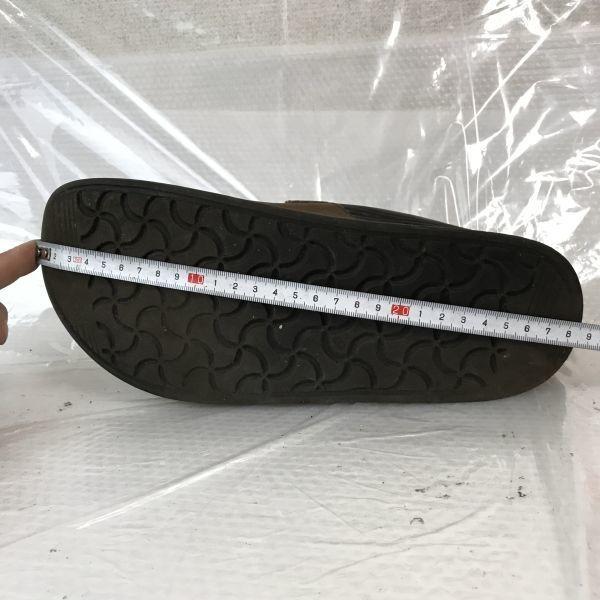 Birkenstock Кожаные сандалии обувь 40 25 коричневый(ИСПОЛЬЗОВАЛ)