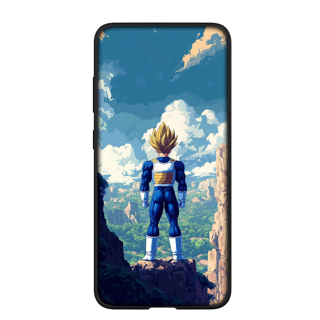Phone Case for Samsung Galaxy S25 S23 S24 Ultra FE Plus A05 A06 A15 A16 A36 A37 A35 A54 A55 A56 A57 A25 A26 A53 Coque Dragon Gokus Ball Vegeta Cover