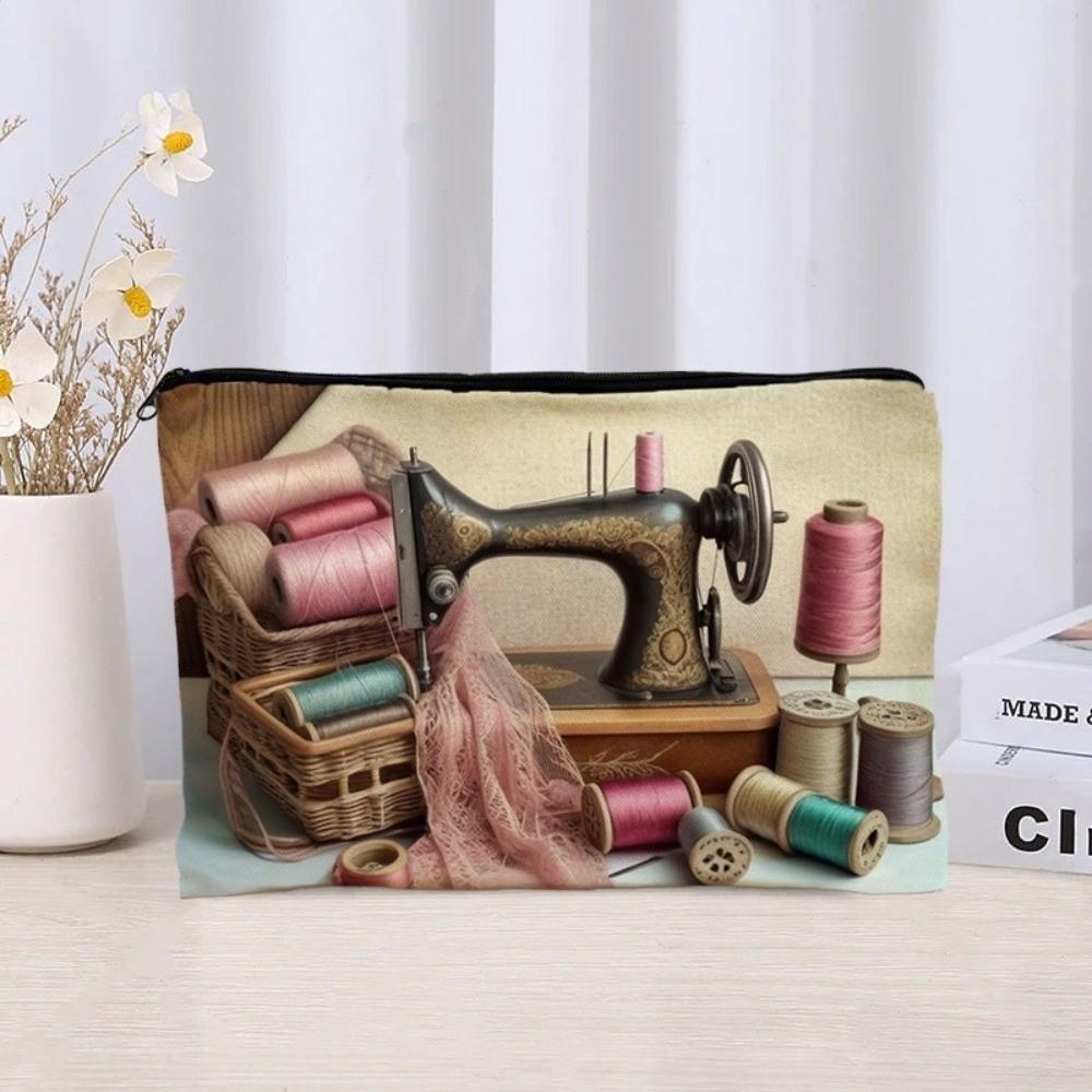 Floral Print Travel Makeup Organizer Large Capacity Toiletry Case Durable Cosmetic Bag Bridesmaid
