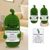 Handmade Emotional Support Pickled Cucumber Gift with Encouragement Card Handmade Crochet Emotional Support Pickles
