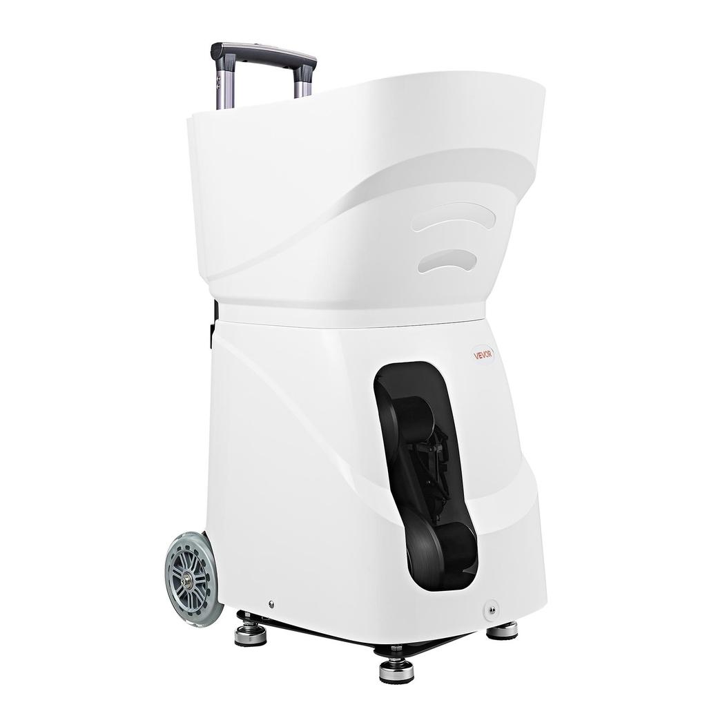 VEVOR Tennis Ball Machine Auto Portable Ball Launcher for Practice Training, with App Remote Control, 110 Ball Capacity, Spin Control