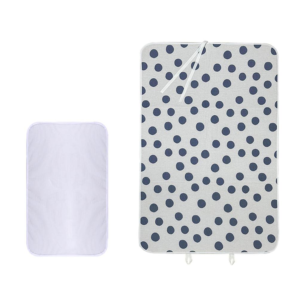 Hanging Ironing Board Press Pad with Mesh Vertical Space Saving Mat Steamer for