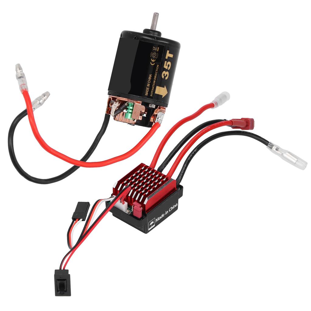 540 Brushed Motor 360A ESC with T Plug Accessory Fit for 1Celsius10 RC Car Model
