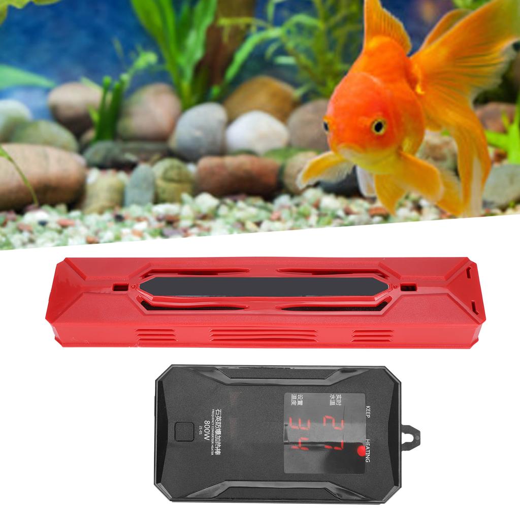 800 Вт Аквариумный нагреватель для аквариума Нагревательный стержень с кварцевой трубкой Автоматический термостат