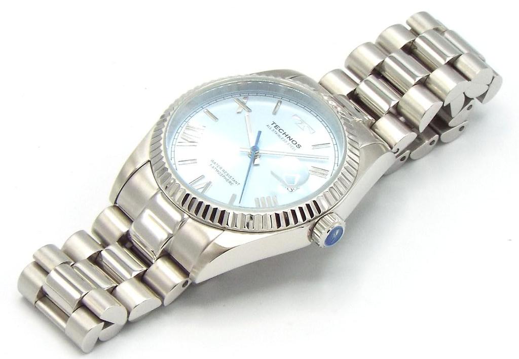 Technos Men's Watch Stainless Light Blue Tasm921asi