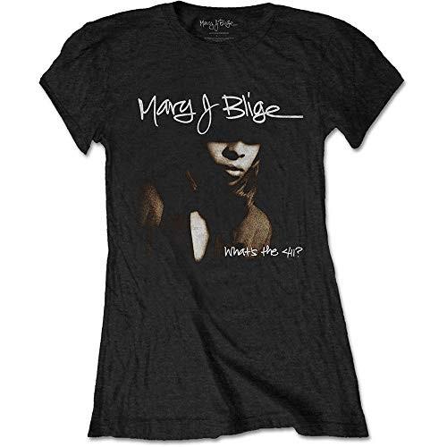 Mary J Blige Unisexs Mjbts02lb05 TShirt Black Xxl