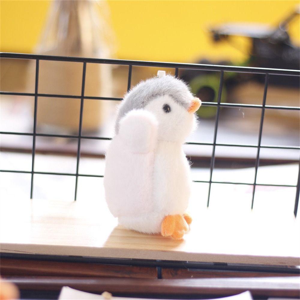 Брелок для сумки с мультяшным животным, куклой-пингвином, кулоном, плюшевой игрушкой-пингвином, плюшевым брелоком в виде пингвина