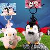 Fluffy Plush Penguin Keychain Collection Soft Stuffed Animal Keyring  Birthday Parties