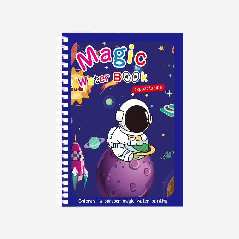 Волшебная книга для рисования водой для детей Монтессори Детская многоразовая раскраска Сенсорные Ранние Образовательные Обучающие Игрушки для Рисования