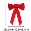 Tree Bow Christmas Decoration Diy Pendant Party Home Red Ornament Gifts Holiday