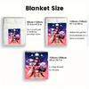 Energetic Cartoon 2D Flat Pattern Flannel Blanket High quality All Seasons Warmth and Comfort Perfect for Christmas Gifts.PMT0914268