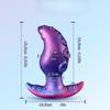 Colorful Wearing Dildo Head And Anal Plug  Going Out  Backyard  Tentacle Training Anal Expansion  Animal Products  Alternative