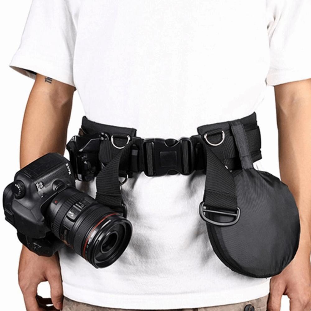 Bundle Waistband Camera Waist Belt Adjustable SLR/DSLR Strap Pocket Photography Accessories