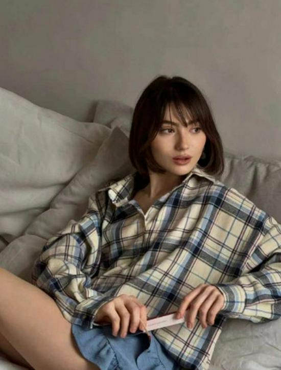 2024 Ретро Клетчатая Свободная Рубашка: Модный весенне-осенний стиль для женщин