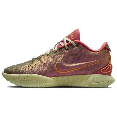 Мужские кроссовки LeBron 21 EP Queen Conch Red Ember-Glow Elemental-Gold FN0709-800
