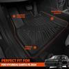Коврики TPE для 2025 Hyundai Santa FE 5 Seater Всепогодная защита пола Подкладка для багажника Ковровое покрытие для пола(Негибридный)