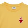 New MLB New York Yankees T Shirt Yellow Teenagers 7ATSH0133-50MSL