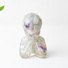 Скульптура из смолы и кристалла с зеленым растением для декора дома и офиса, идея для подарка