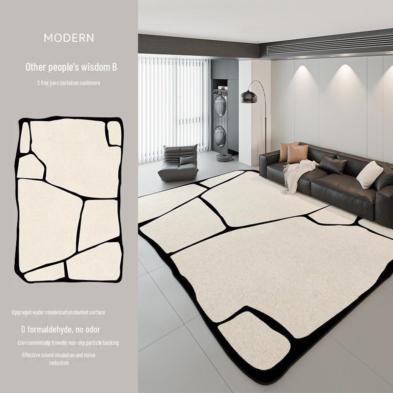 Итальянский минималистский роскошный ковер 2025 года: Устойчив к грязи, прост в уходе, идеально подходит для гостиной и спальни осенью/зимой