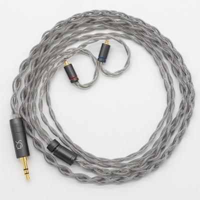SoundsGood Стибнит Ручной работы Медный Медь OFC Кабель для обновления наушников Замена для и SE846 4-жильный Посеребренный Высокой чистоты Бескислородный SE215,