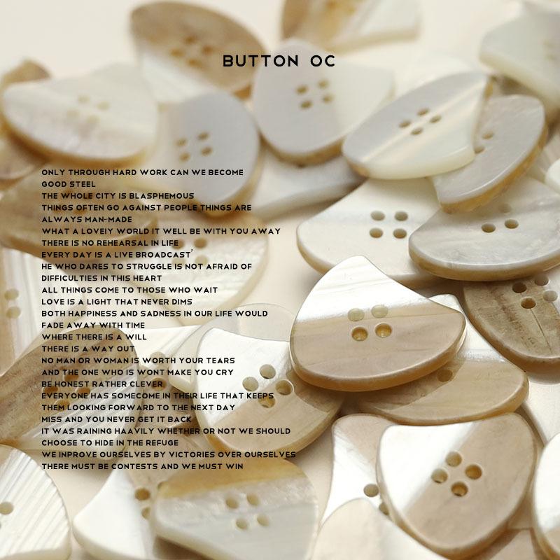 Четыре глаза и полукруглые полимерные пуговицы Женские пуговицы для шерстяного пальто Двусторонние пуговицы для шерстяного пальто