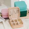 2025 New Jewelry Organizer Display Travel PU Jewelry Case Box Travel Portable Jewelry Box Storage Organizer Earring Holder Gift