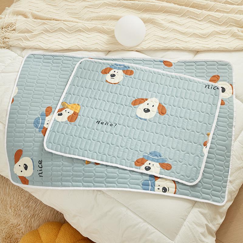 Премиальный трикотажный хлопковый пятислойный непромокаемый и нескользящий коврик для детской коляски, впитывающий и водонепроницаемый для ухода за больными