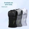 Высокоэластичный быстросохнущий спортивный жилет - Летний боди без рукавов для фитнеса, баскетбола, бега и тренировок.
